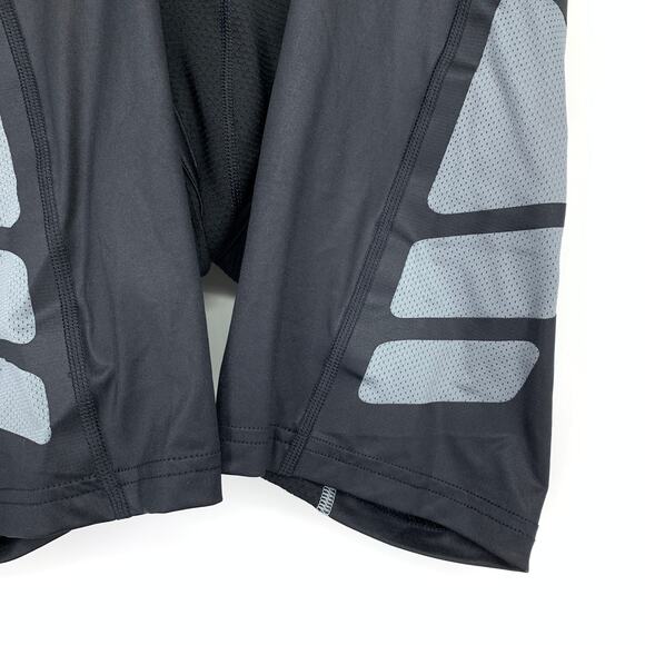 Nike Pro Combat Base Layer Training Shorts Mens Size Large Black Gray Fitted - Picture 5 of 8